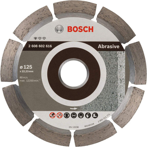 Bosch dijamantska rezna ploča Standard for Abrasive 125 x 22,23 x 6 x 7 mm - 2608602616