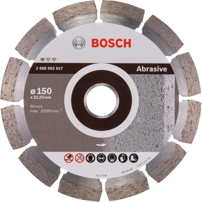 Bosch dijamantska rezna ploča Standard for Abrasive 150 x 22,23 x 2 x 10 mm - 2608602617