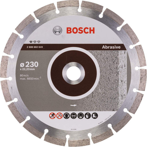 Bosch dijamantska rezna ploča Standard for Abrasive 230 x 22,23 x 2,3 x 10 mm - 2608602619