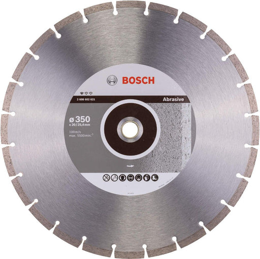 Bosch dijamantska rezna ploča Standard for Abrasive 350 x 20/25,40 x 2,8 x 10 mm - 2608602621