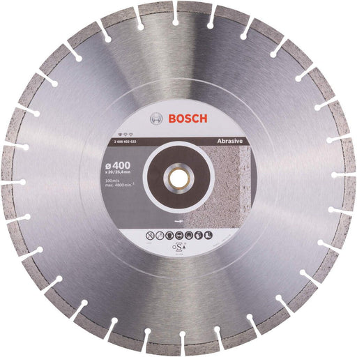 Bosch dijamantska rezna ploča Standard for Abrasive 400 x 20/25,40 x 3,2 x 10 mm - 2608602622