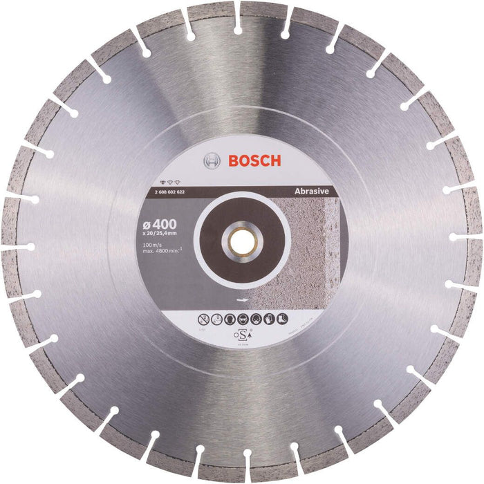 Bosch dijamantska rezna ploča Standard for Abrasive 400 x 20/25,40 x 3,2 x 10 mm - 2608602622