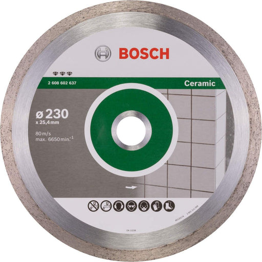 Bosch dijamantska rezna ploča Best for Ceramic 230 x 25,40 x 2,4 x 10 mm - 2608602637