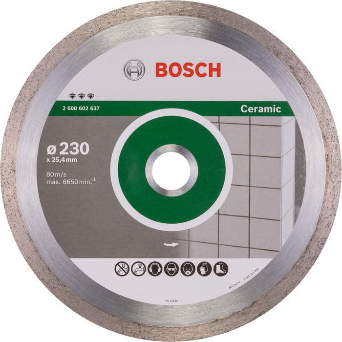 Bosch dijamantska rezna ploča Best for Ceramic 230 x 25,40 x 2,4 x 10 mm - 2608602637