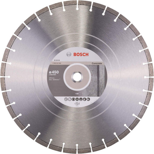 Bosch dijamantska rezna ploča Best for Concrete 450 x 25,40 x 3,6 x 12 mm - 2608602660