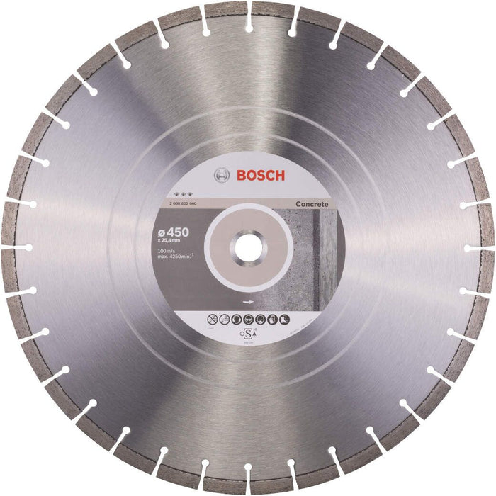 Bosch dijamantska rezna ploča Best for Concrete 450 x 25,40 x 3,6 x 12 mm - 2608602660