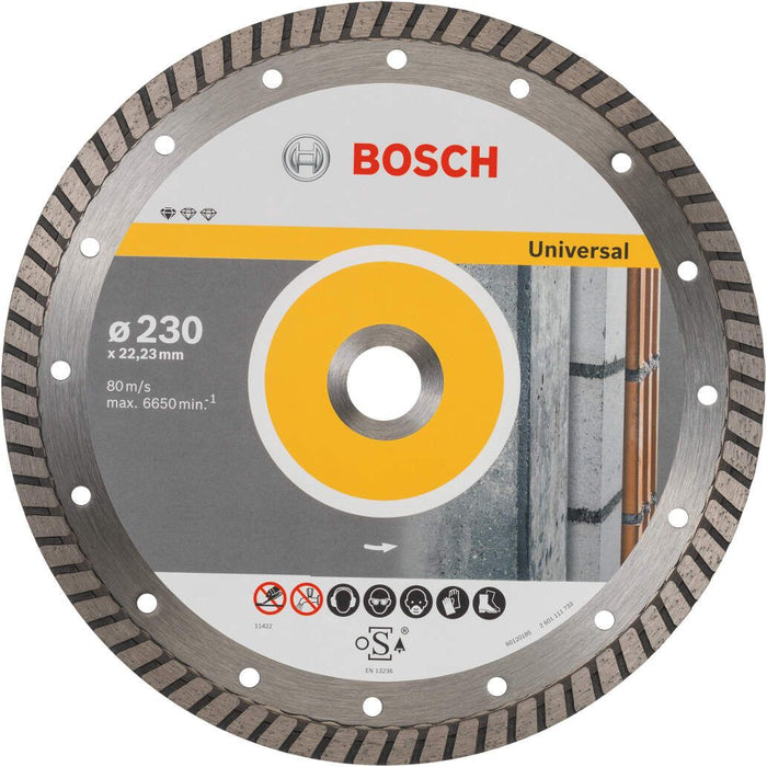 Bosch dijamantska rezna ploča Standard for Universal Turbo 230 x 22,23 x 2,5 x 10 mm pakovanje od 10 komada - 2608603252