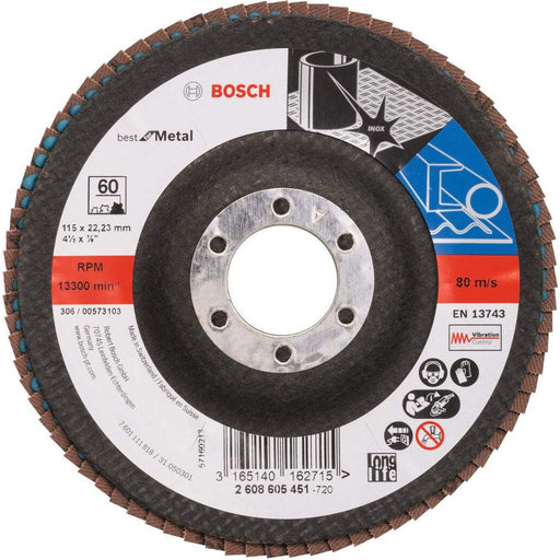 Bosch lamelni brusni disk X571, Best for Metal Prečnik 115 mm