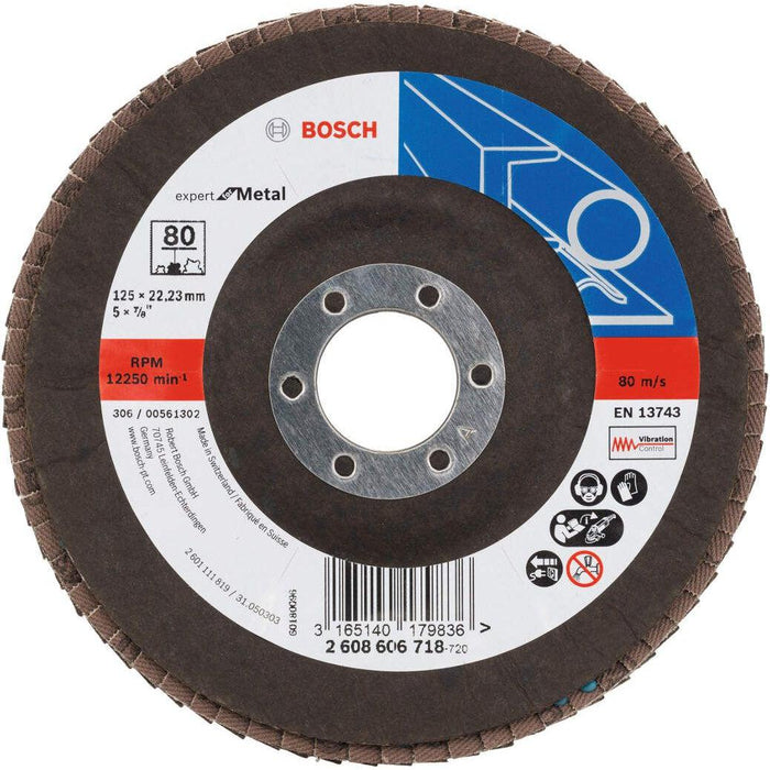 Bosch lamelni brusni disk X551, Expert for Metal Prečnik 125 mm