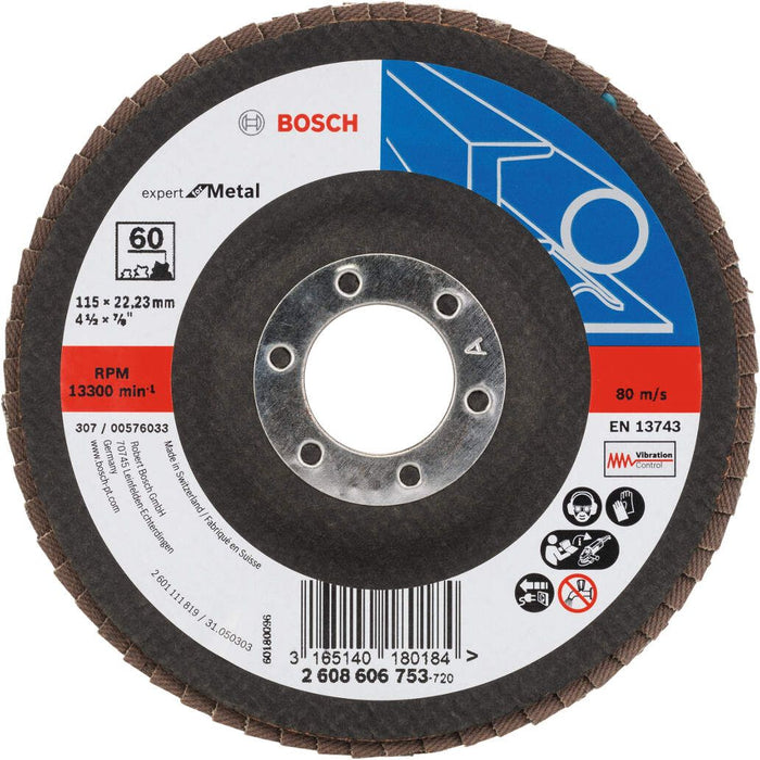 Bosch lamelni brusni disk X551, Expert for Metal Prečnik 115 mm