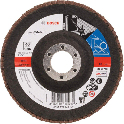 Bosch lamelni brusni disk X571, Best for Metal Prečnik 125 mm