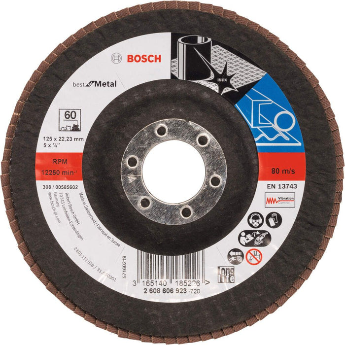 Bosch lamelni brusni disk X571, Best for Metal Prečnik 125 mm