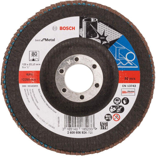 Bosch lamelni brusni disk X571, Best for Metal Prečnik 125 mm