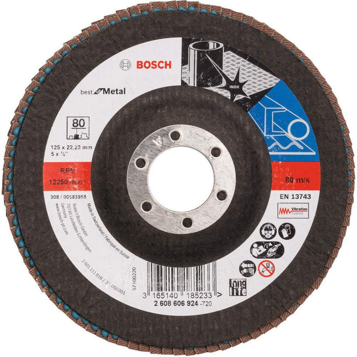 Bosch lamelni brusni disk X571, Best for Metal Prečnik 125 mm