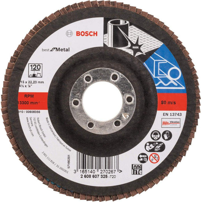 Bosch lamelni brusni disk X571, Best for Metal Prečnik 115 mm