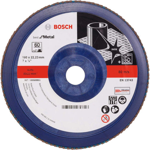 Bosch lamelni brusni disk X571, Best for Metal Prečnik 180 mm