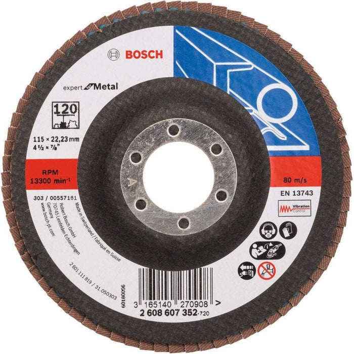 Bosch lamelni brusni disk X551, Expert for Metal Prečnik 115 mm