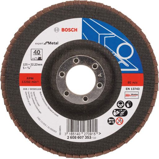 Bosch lamelni brusni disk X551, Expert for Metal Prečnik 125 mm