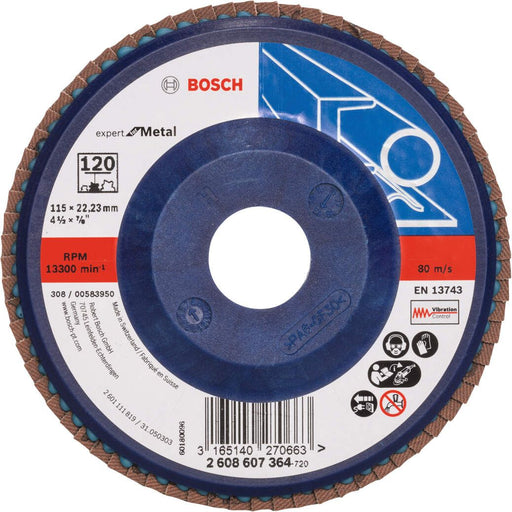 Bosch lamelni brusni disk X551, Expert for Metal Prečnik 115 mm