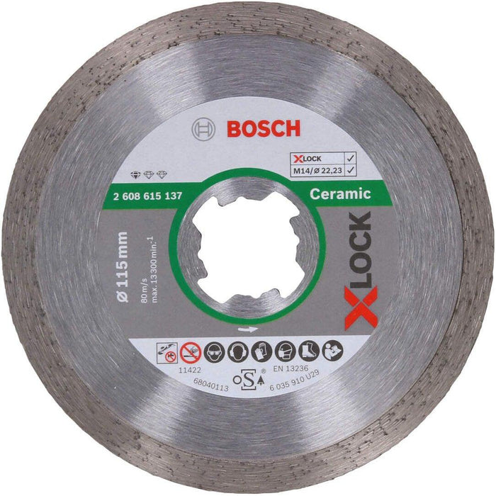 Bosch X-LOCK Standard for Ceramic dijamantska rezna ploča 115x22,23x1,6x7 - 2608615137