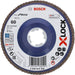 Bosch X-LOCK lamelne ploče, ravna verzija, plastična ploča, Ø115 mm, G 60, X571, Best for Metal, 1 komad - 2608619206