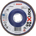 Bosch X-LOCK lamelne ploče, ravna verzija, plastična ploča, Ø125 mm, G 80, X571, Best for Metal, 1 komad - 2608619211