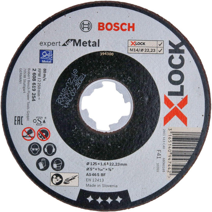 Bosch X-LOCK Expert for Metal 125x1,6x22,23 za ravno sečenje - 2608619254