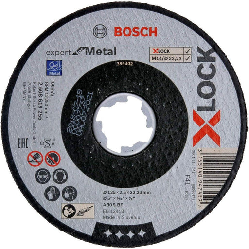 Bosch X-LOCK Expert for Metal 125x2,5x22,23 za ravno sečenje - 2608619255