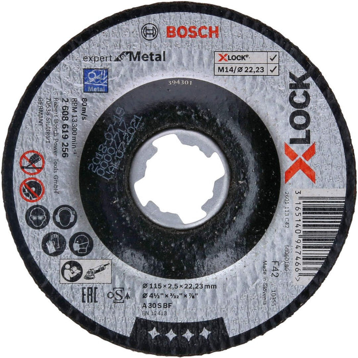 Bosch X-LOCK Expert for Metal 115x2,5x22,23 za uvučeno sečenje - 2608619256