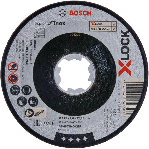 Bosch X-LOCK Expert for Inox 115x1,6x22,23 za ravno sečenje - 2608619260