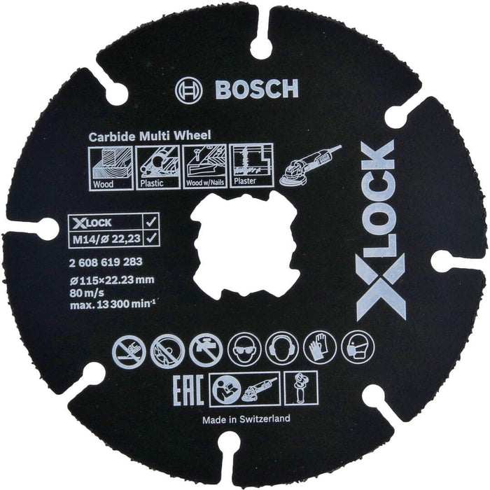 Bosch X-LOCK Carbide Multi Wheel 115 mm - 2608619283