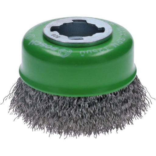 Bosch X-LOCK talasasta lončasta četka 75 nerđajući čelik - 2608620728