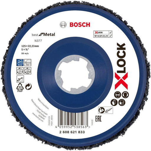 Bosch X-LOCK disk za čišćenje N377 125mm, Best for Metal - 2608621833