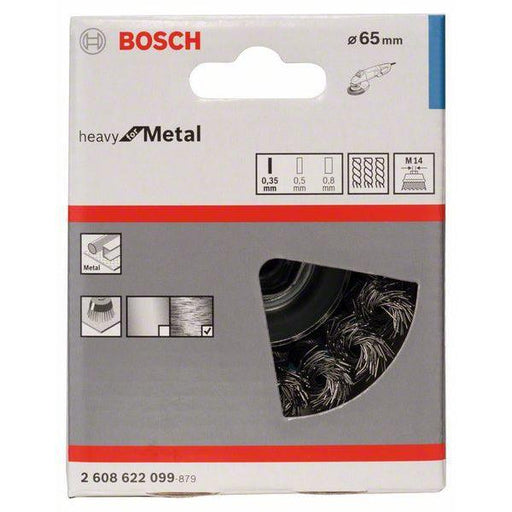 Bosch lončasta četka 65 mm, 0,35 mm, M14 - 2608622099