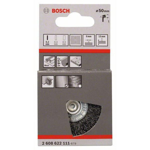 Bosch pločasta četka 50 mm, 0,2 mm, 15 mm - 2608622111
