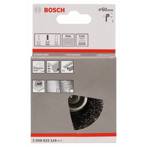 Bosch lončasta četka 60 mm, 0,3 mm - 2608622118