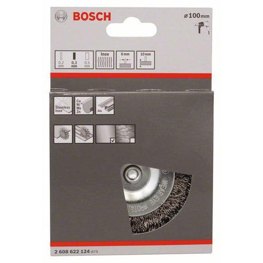 Bosch pločasta četka 100 mm, 0,3 mm, 10 mm - 2608622124