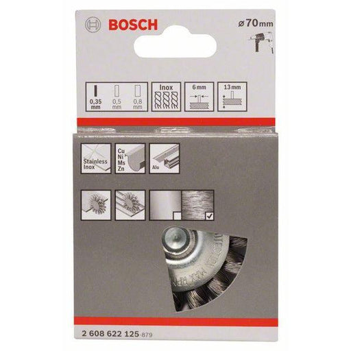 Bosch pločasta četka 70 mm, 0,35 mm, 14 mm - 2608622125