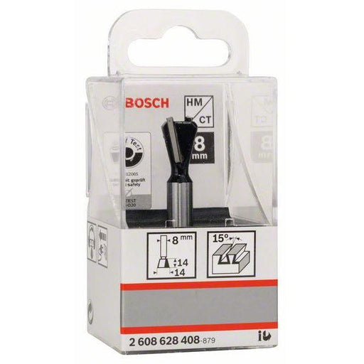 Bosch glodalo za zupčaste žlebove 8 mm, D1 14 mm, L 14 mm, G 55 mm, 15° - 2608628408