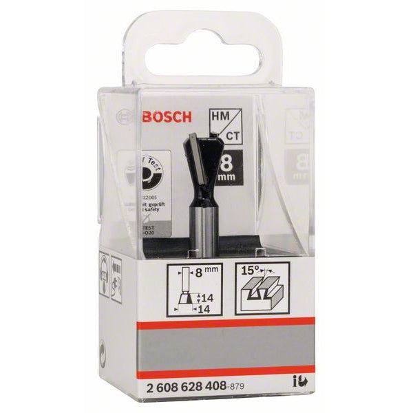 Bosch glodalo za zupčaste žlebove 8 mm, D1 14 mm, L 14 mm, G 55 mm, 15° - 2608628408