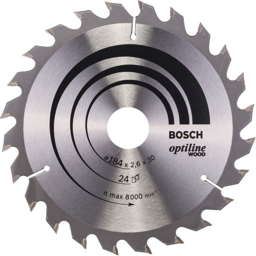 Bosch list kružne testere Optiline Wood 184 x 30 x 2,6 mm, 24 - 2608640610
