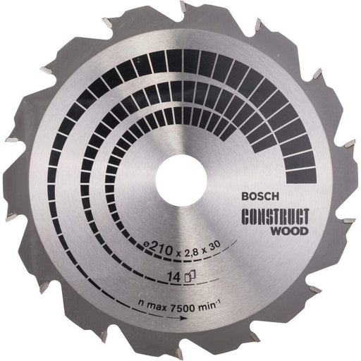 Bosch list kružne testere Construct Wood 210 x 30 x 2,8 mm