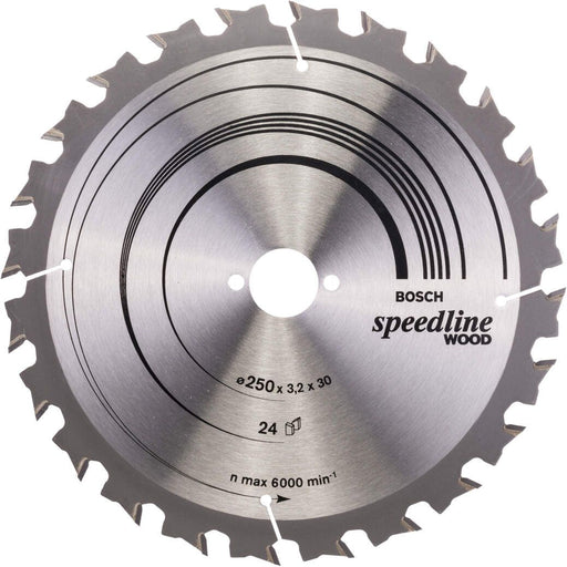 Bosch list kružne testere Speedline Wood 250 x 30 x 3,2 mm, 24 - 2608640680