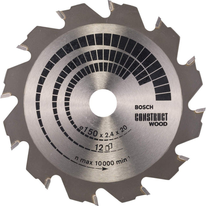 Bosch list kružne testere Construct Wood 150 x 20/16 x 2,4 mm