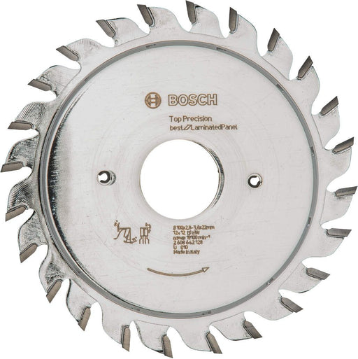 Bosch list za zasecanje Top Precision Laminated Panel 100 x 22 x 2,8-3,6 mm, 12+12 - 2608642128