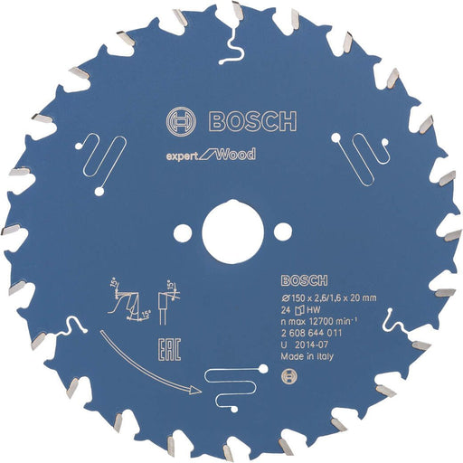 Bosch list kružne testere Expert for Wood 150 x 20 x 2,6 mm, 24 - 2608644011