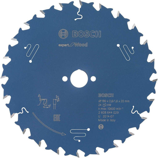 Bosch list kružne testere Expert for Wood 180 x 20 x 2,6 mm, 24 - 2608644029