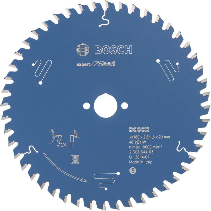Bosch list kružne testere Expert for Wood 180 x 20 x 2,6 mm, 48 - 2608644031