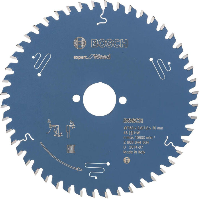 Bosch list kružne testere Expert for Wood 180 x 30 x 2,6 mm, 48 - 2608644034