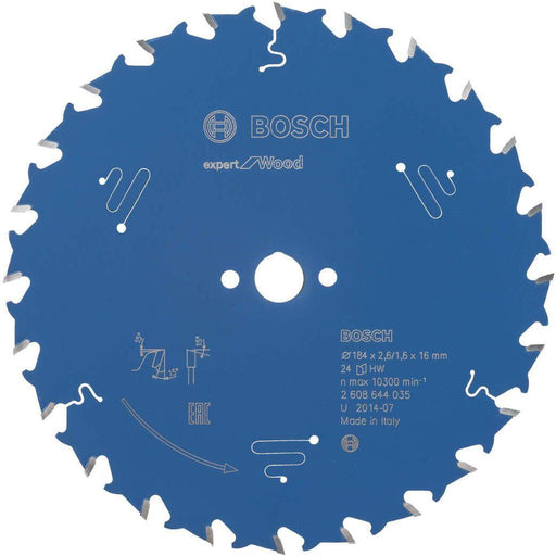 Bosch list kružne testere Expert for Wood 184 x 16 x 2,6 mm, 24 - 2608644035